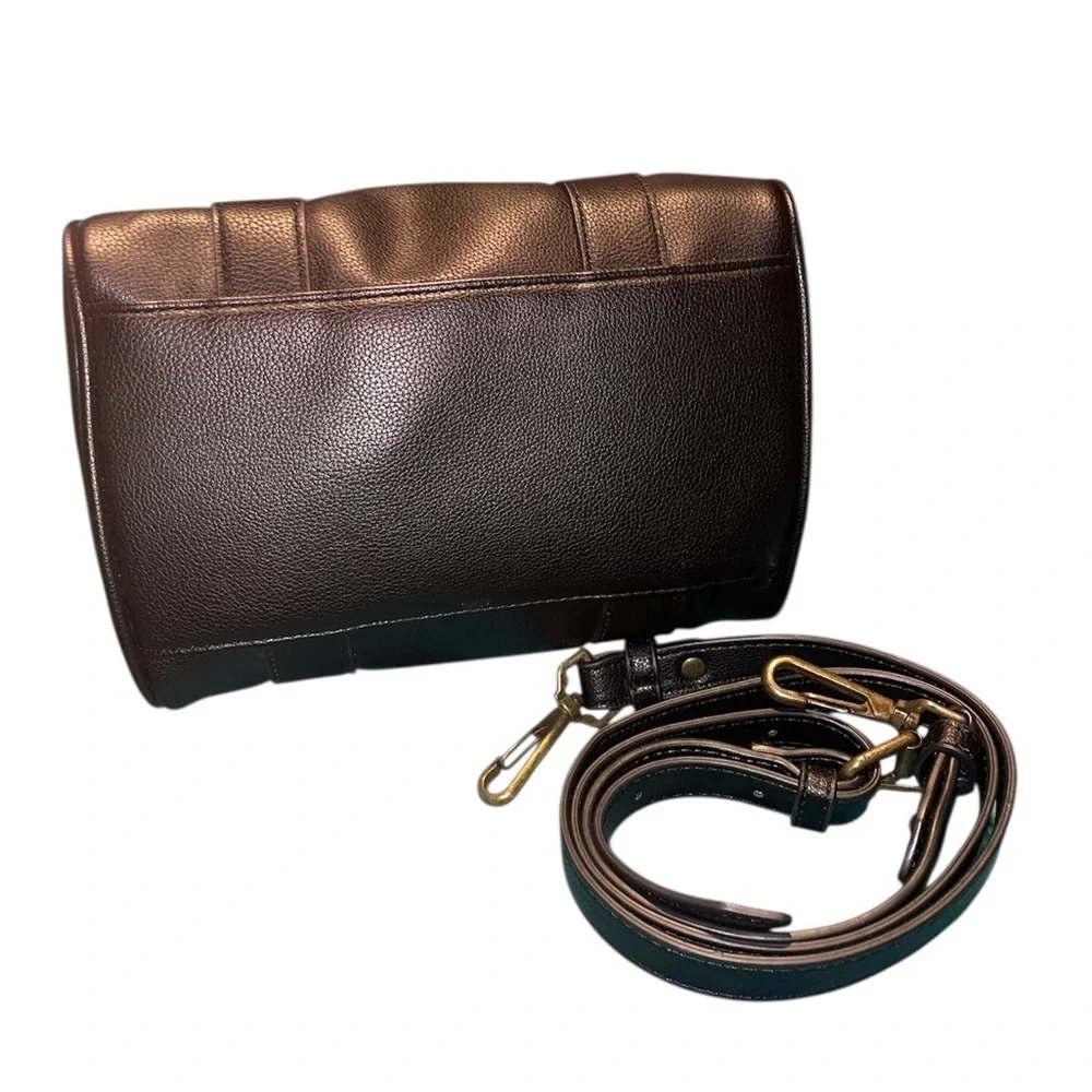 FRYE AND CO. Brown Satchel with Gold Hardware - Picture 3 of 5
